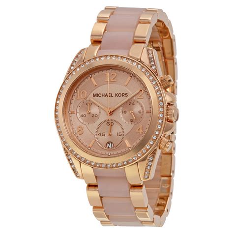 michael kors blair chronograph|Blair Rose Gold.